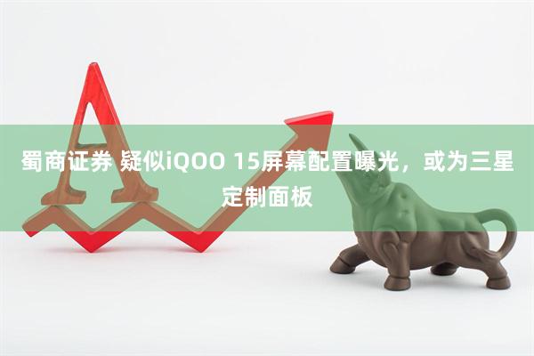 蜀商证券 疑似iQOO 15屏幕配置曝光，或为三星定制面板