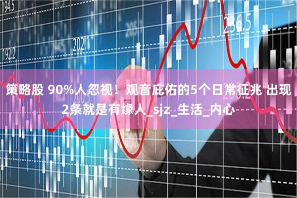 策略股 90%人忽视！观音庇佑的5个日常征兆 出现2条就是有缘人_sjz_生活_内心